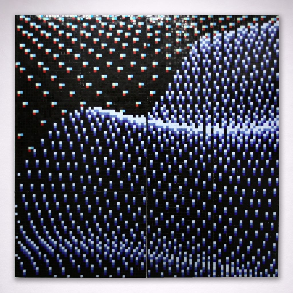 Tsunami Mosaico Pixelado por Pixel Art