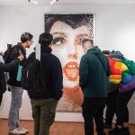 “AHEGAO” Mosaico de teselas vítreas de 2x2 cm · 200 × 100 cm · 2022