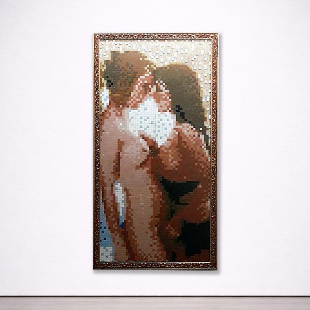 autocensura pixel art mosaico porno mosaico veneciano colección privada