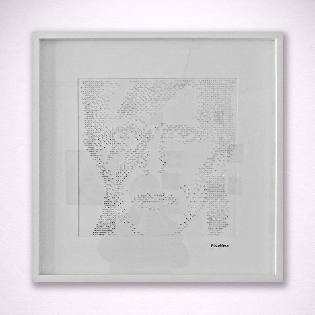 bowie drop shadow pixel art troquel