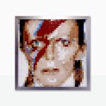 “Bowie Pixel Remix” Mosaico Veneciano • Vanguardia & Cultura Digital creado por PixelArt