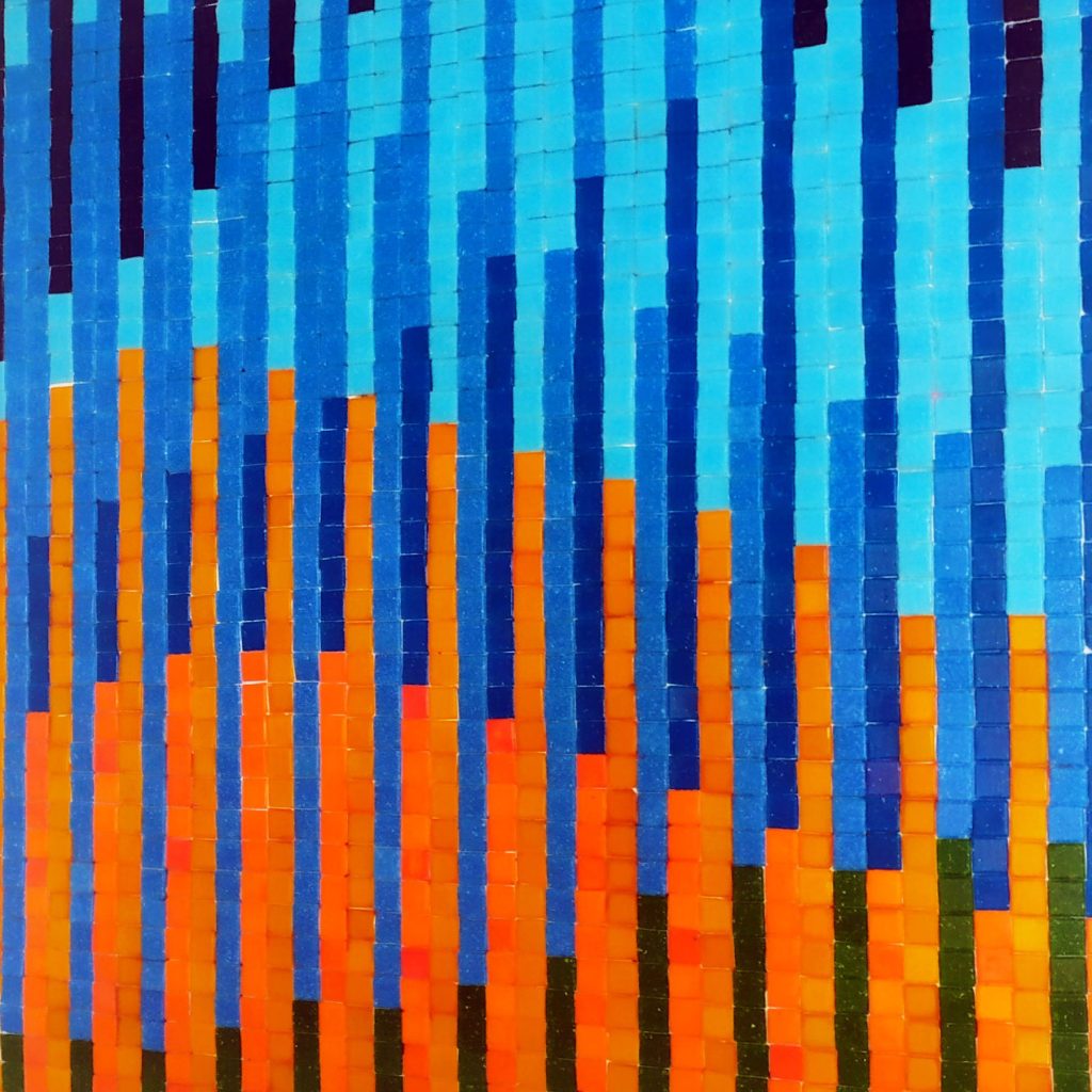 dunas pixel art mosaic dealle