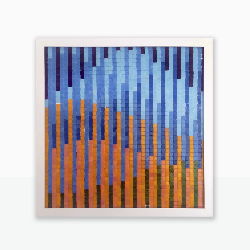“Dunas” Mosaico Veneciano • Abstracción Orgánica creado por PixelArt