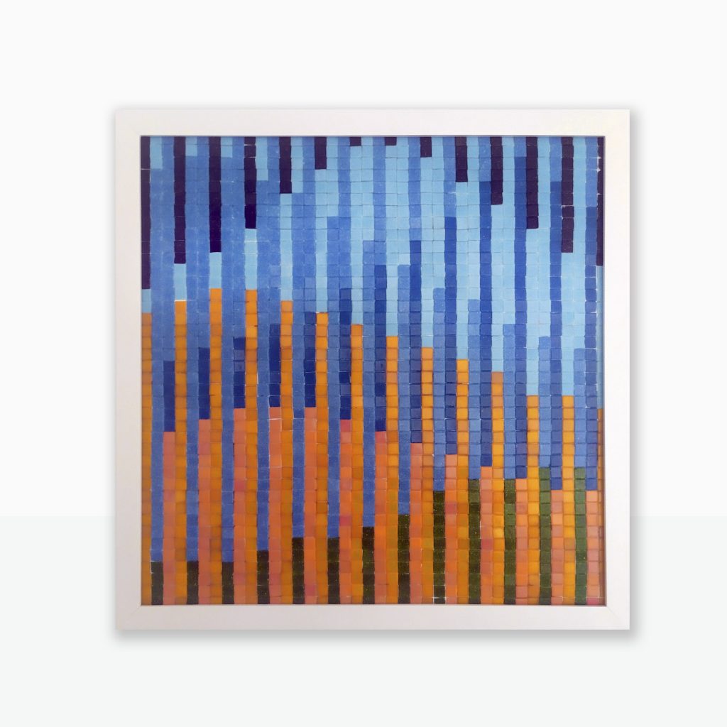 “Dunas” Mosaico Veneciano • Abstracción Orgánica creado por PixelArt