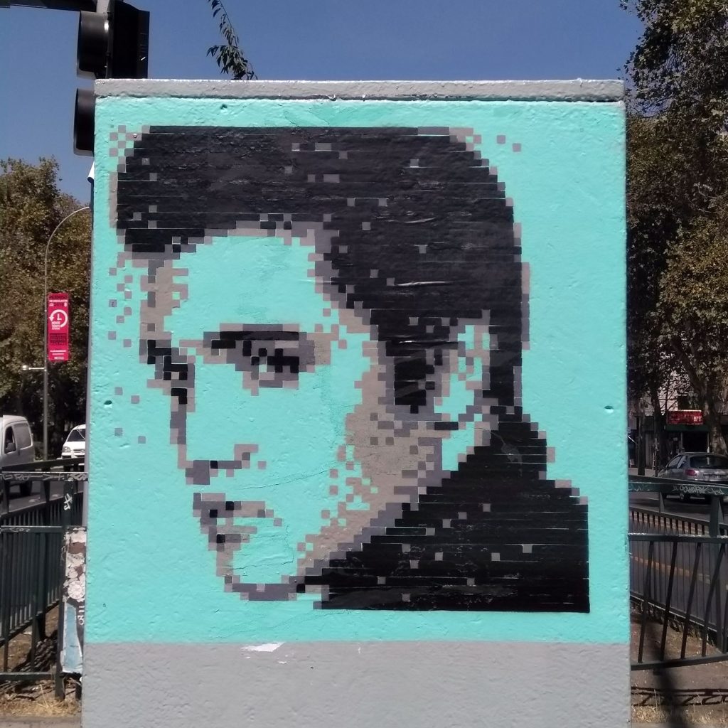 elvis pixel art street art