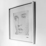 elvis drop shadow pixel art cuadro de técnica innovadora