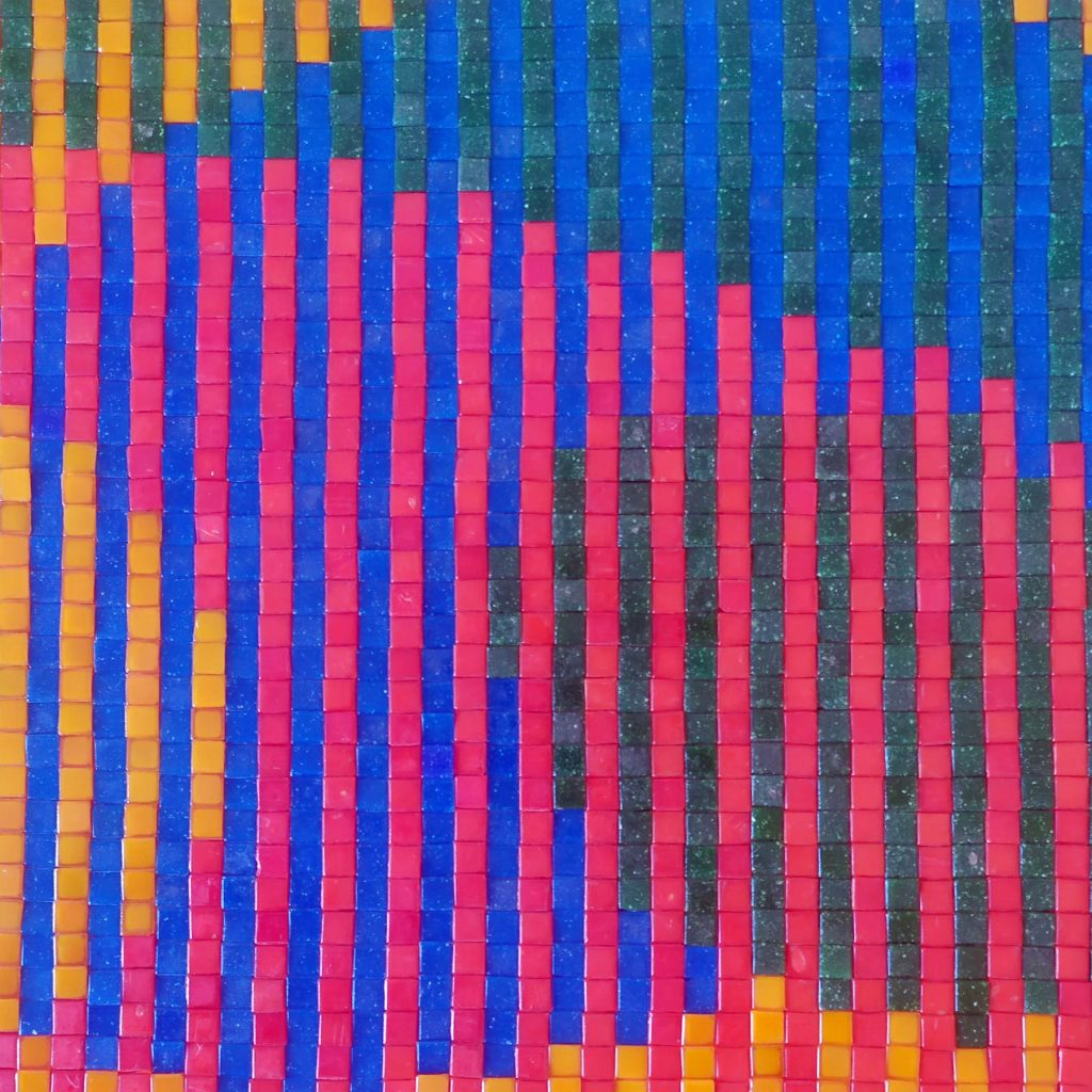 fondo marino pixelart mosaico detalle