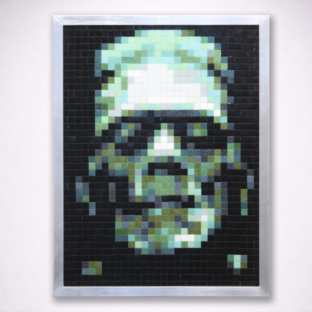 frankenstein pixel remix mosaic