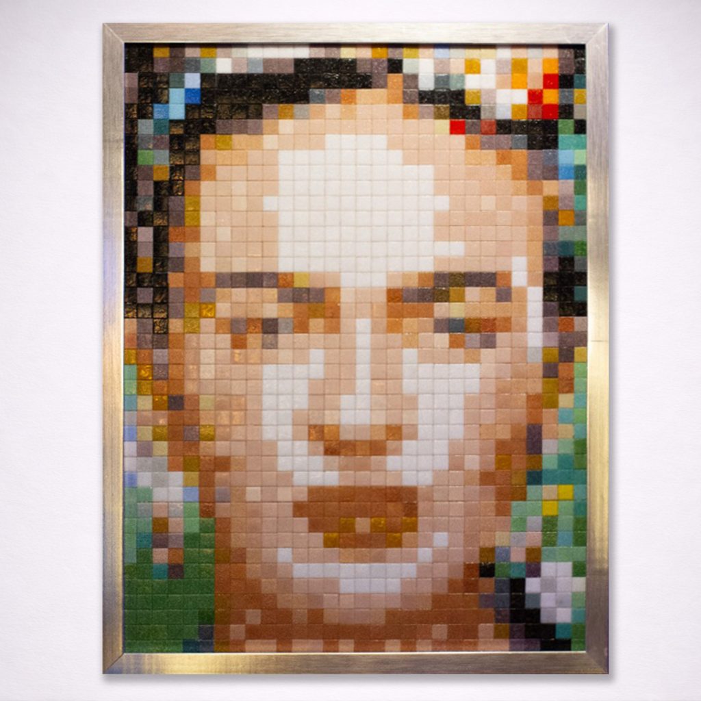 frida pixel remix mosaico veneciano