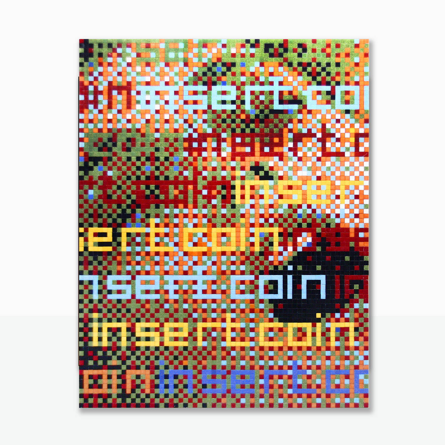 insert coin pixel art mosaico del destacado mosaiquista Pixel Art
