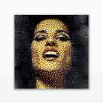 kali yuga pixel mosaico monumental creado por el destacado mosaiquista Pixel Art