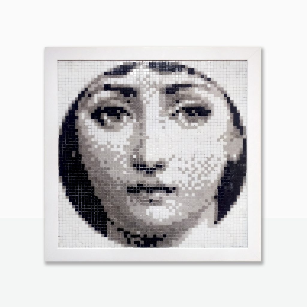 “Lina Pixel Remix” Mosaico Veneciano • Homenaje a Fornasetti obra creada por PixelArt