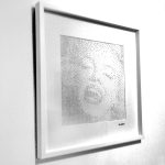 marilyn drop shadow del artista conocido como PixelArt