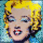 marilyn pixel remix 2 mosaic detalle