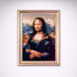 mona lisa pixel art
