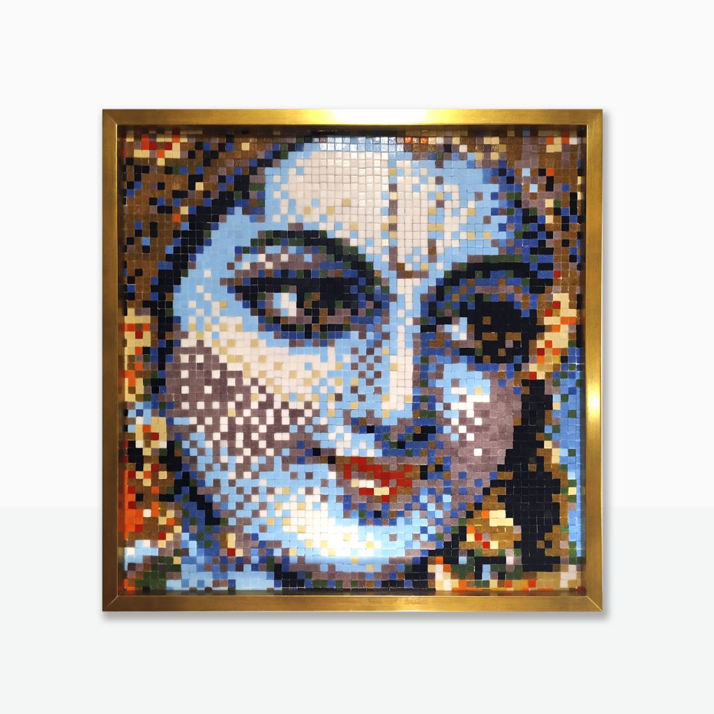 “My Sweet Lord” Mosaico de teselas vítreas · 60 × 60 cm · 2020