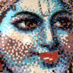 my sweet lord pixel art mosaic detalle