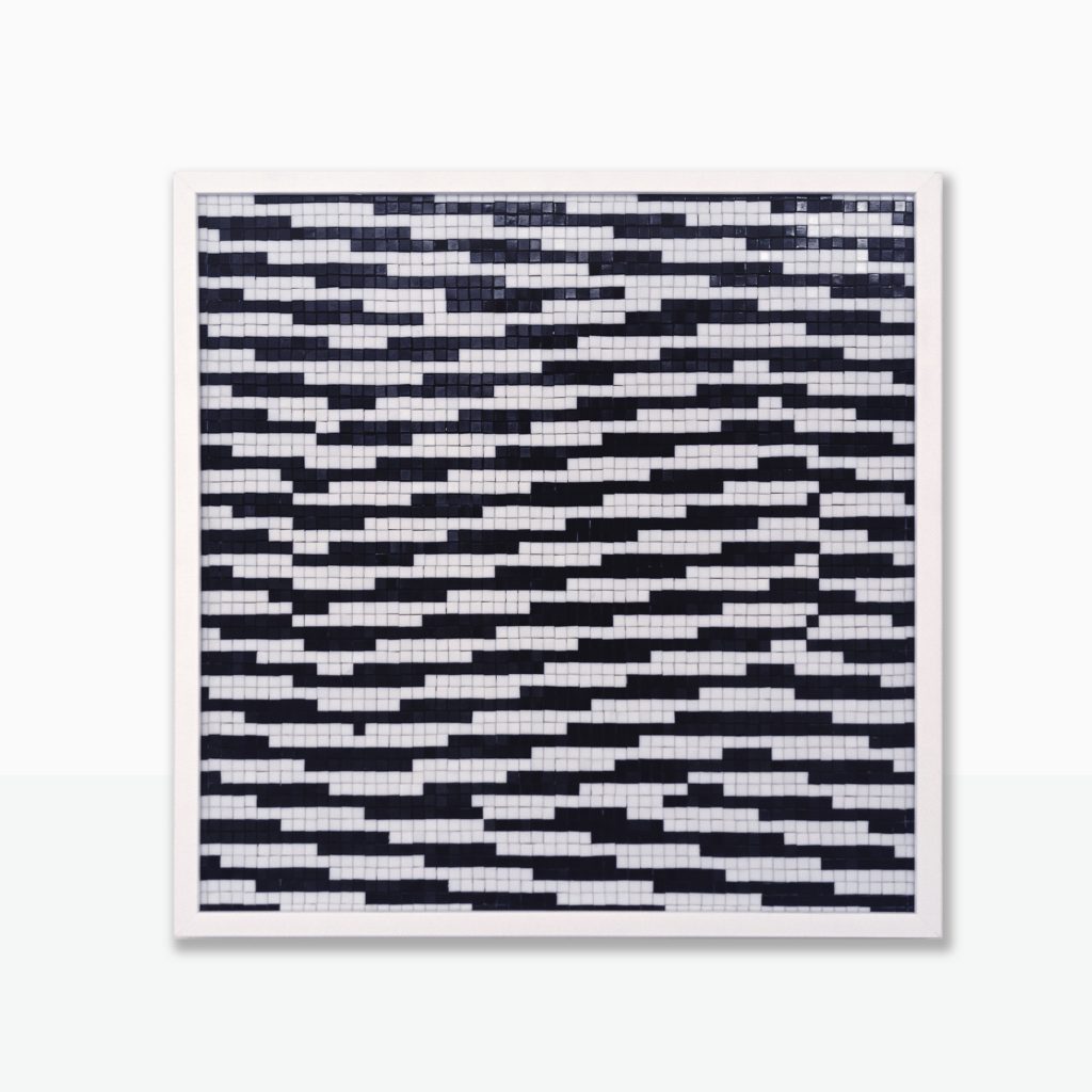 planeta pixel art kinetic mosaico creado por el artista PixelArt