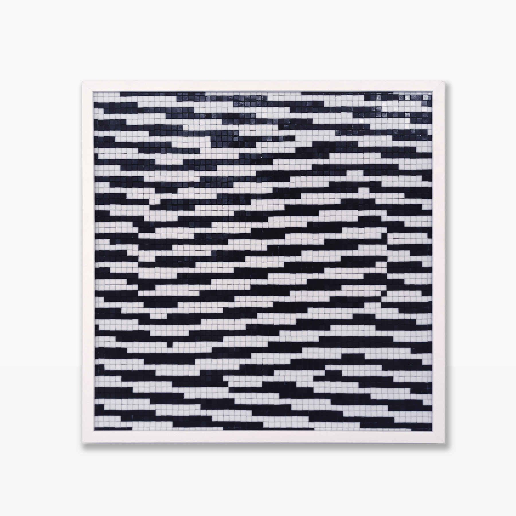 planeta pixel art kinetic mosaico creado por el artista PixelArt