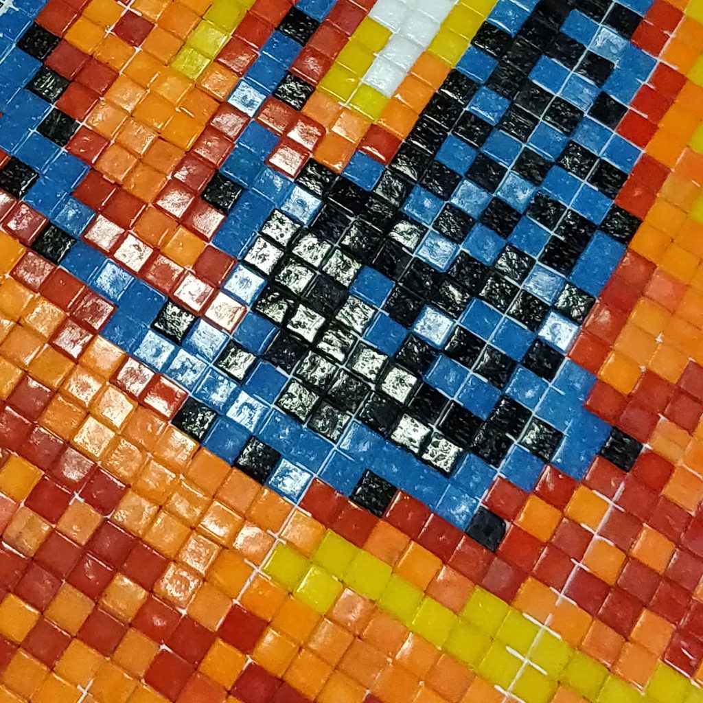 psycho pixel remix mosaic detalle