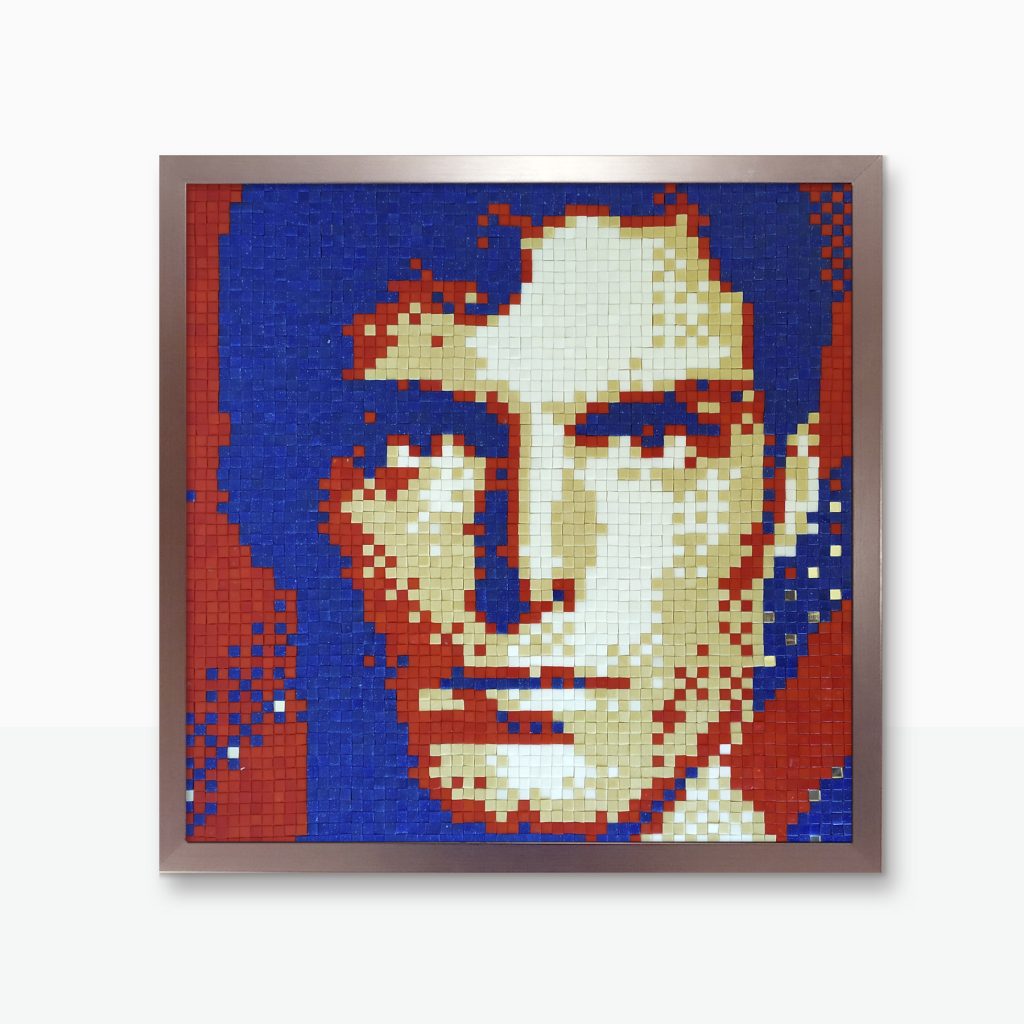 superman pixel remix pixelart mosaic