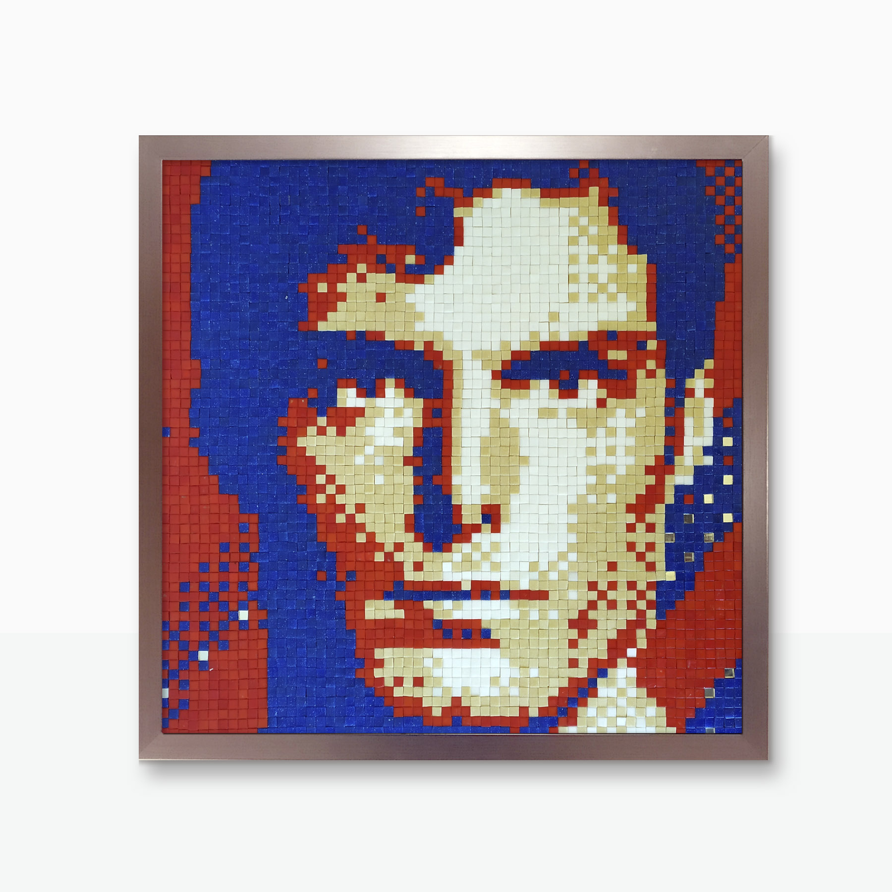 superman pixel remix pixelart mosaic