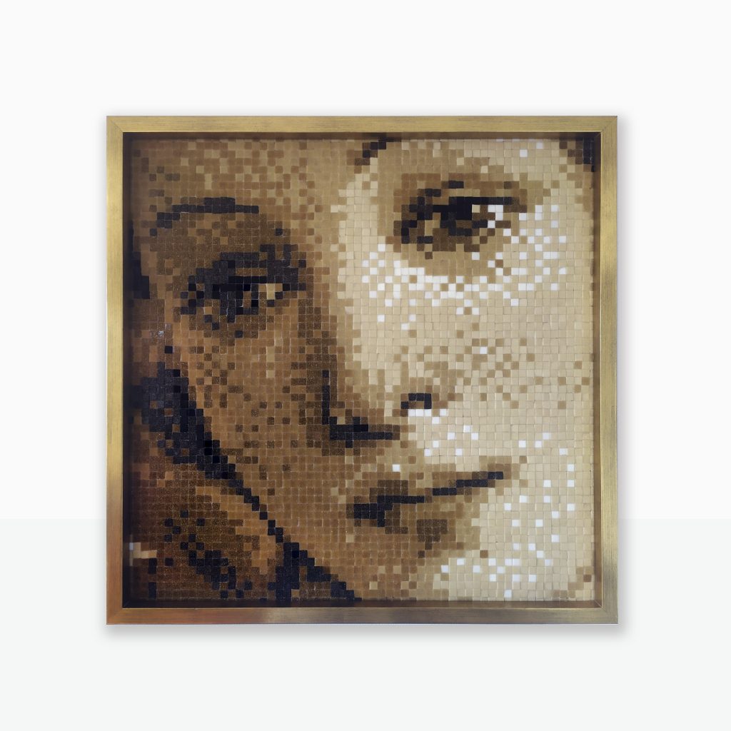 “Venus Pixel Remix” Mosaico Veneciano • Renacimiento & Modernidad Digital 60x60