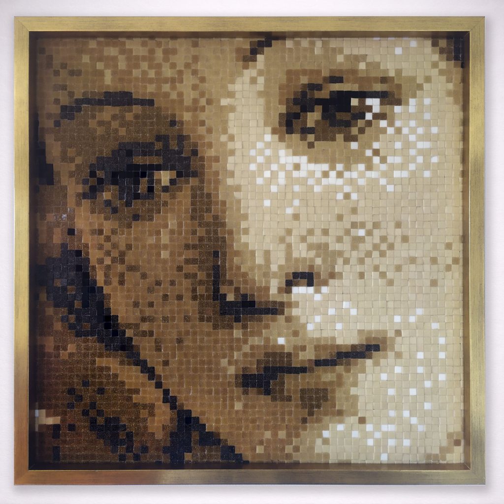 “Venus Pixel Remix” Mosaico Veneciano • Renacimiento & Modernidad Digital 60x60