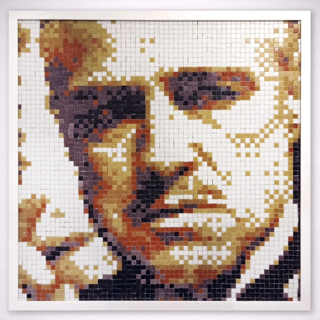“The Godfather Pixel Remix” · Cinema & Icons Series · Mosaico Veneciano · 60 × 60 cm · 2025