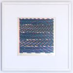 “Buffer Overflow” · Generative & Plotter Art · Abstract Series · Lápices acrílicos sobre papel · 50 × 50 cm (enmarcado) · 2025