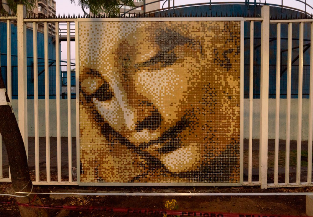 da vinci cabeza de mujer stretart mosaic pixelart da vinci cabeza de mujer stretart mosaic pixelart