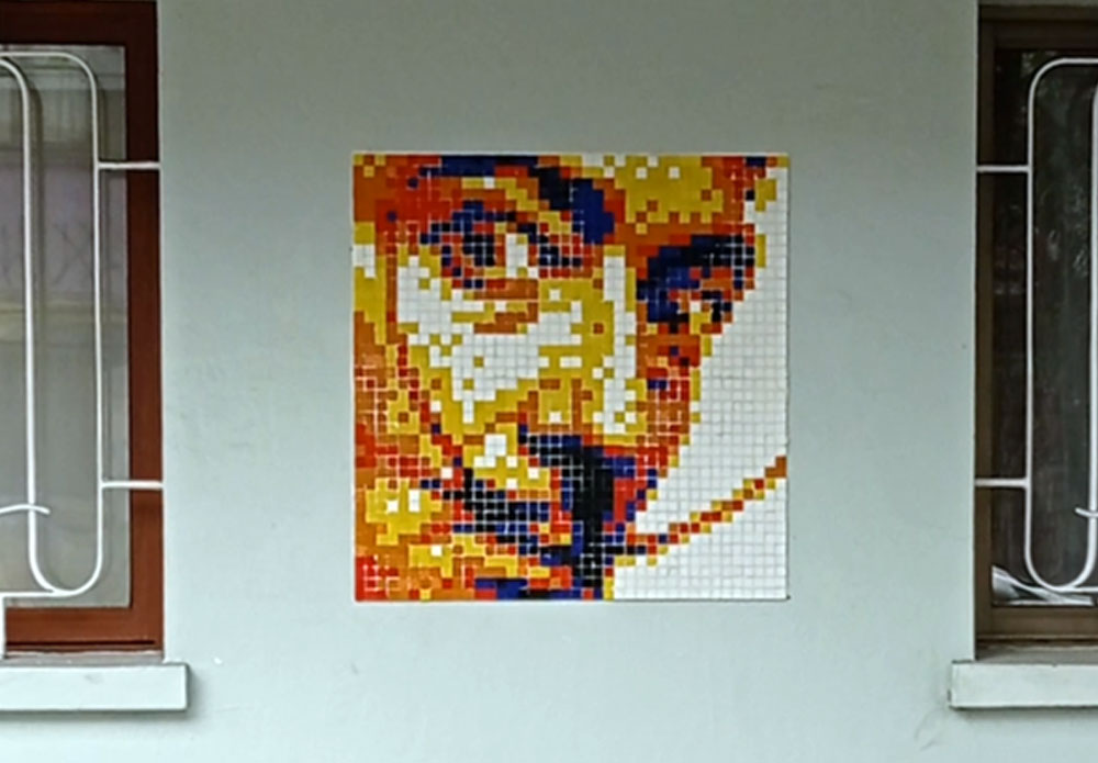 dali 80x80 stretart mosaic pixelart dali 80x80 stretart mosaic pixelart