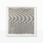 “Dunas” · Generative Artworks · Serie Paisaje Cinético Tinta de rotulador sobre papel · 50 × 50 cm · 2023