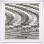 “Dunas” · Generative Artworks · Serie Paisaje Cinético Tinta de rotulador sobre papel · 50 × 50 cm · 2023
