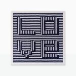 “I LOVe” · Abstract & Logic Series · Mosaico Veneciano · 60 × 60 cm · 2026 by PixelArt