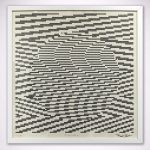 “Planeta Plotter” · Generative Artworks · Serie Movimiento Cinético Rotulador sobre papel · 50 × 50 cm · 2023