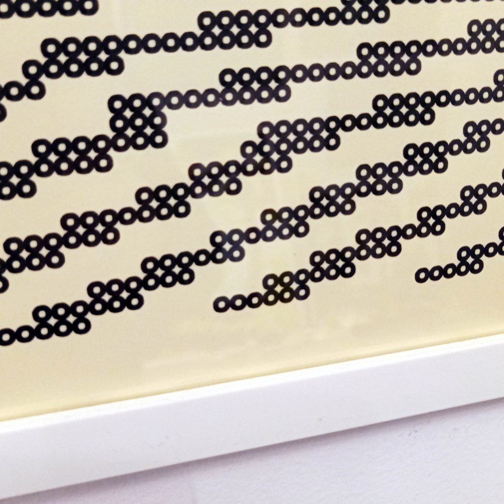 “Planeta Plotter” · Generative Artworks · Serie Movimiento Cinético Rotulador sobre papel · 50 × 50 cm · 2023