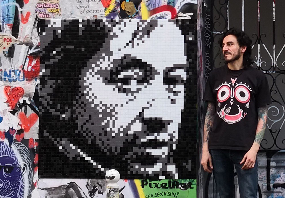 serge gainsbourg pixelart paris 08