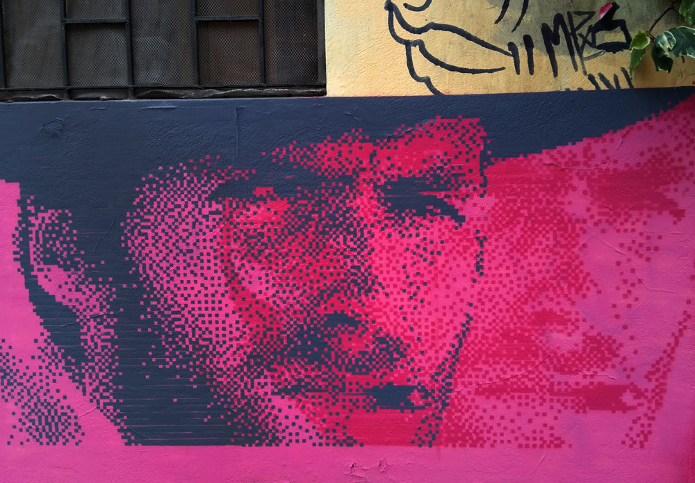 stencil clint esatwood pixelart streetart stencil clint esatwood pixelart streetart
