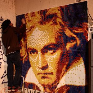 beethoven stretart mosaic pixelart 02