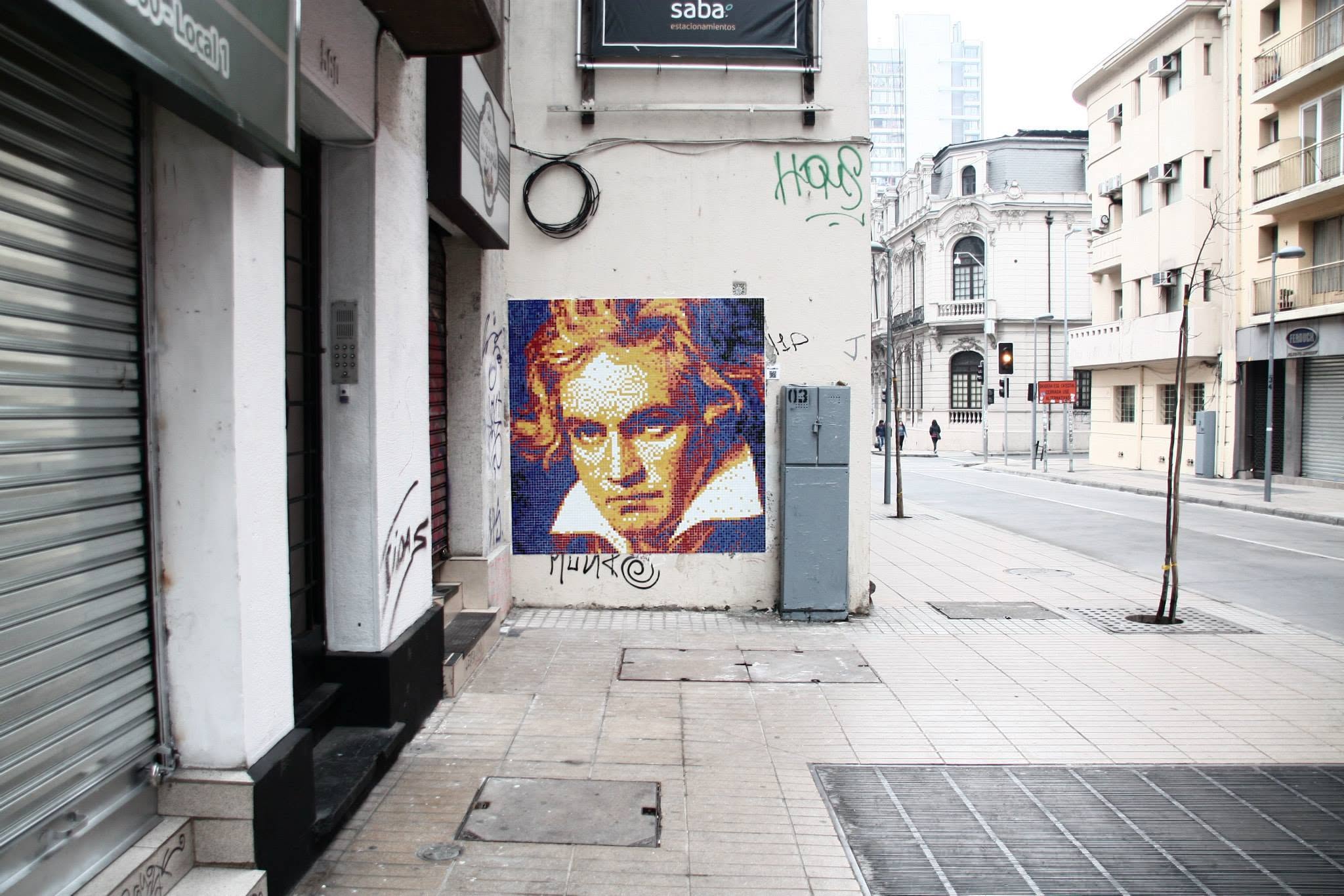 beethoven stretart mosaic pixelart 03