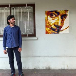 dali 80x80 stretart mosaic pixelart 01