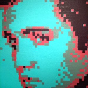 elvis pixel art stencil 04