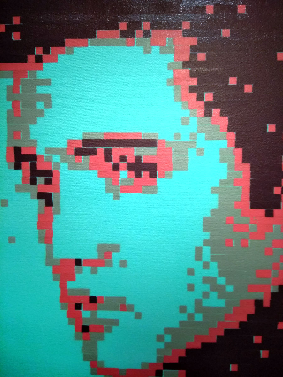 elvis pixel art stencil 04