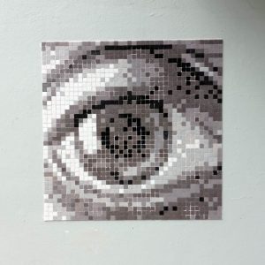 eye escher stretart mosaic pixelart 03