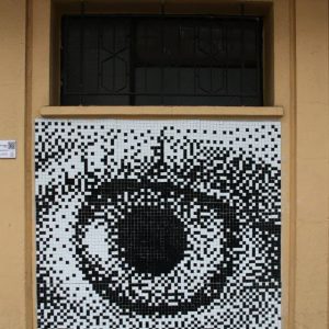 eye tracking stretart mosaic pixelart 04