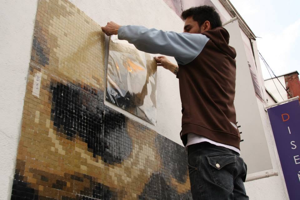 game over stretart mosaic pixelart 02