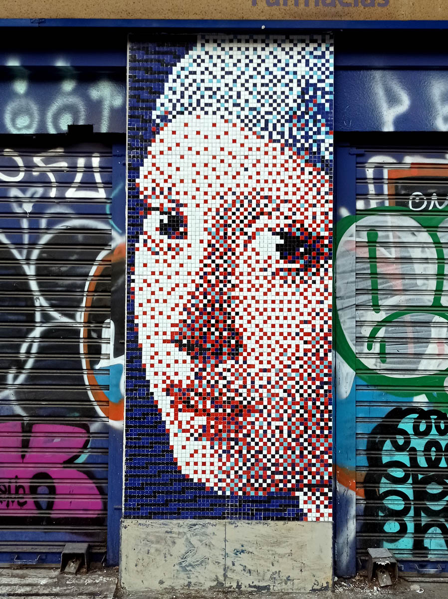 joven de la perla streetart pixelart 04