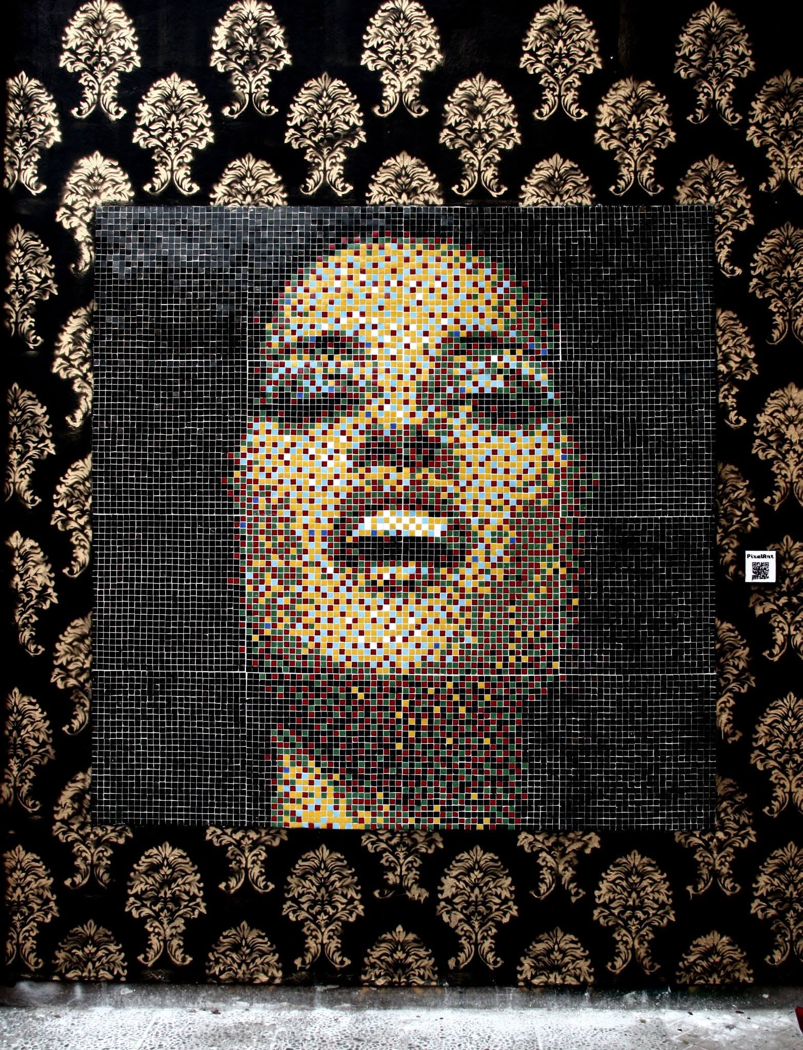 kali yuga stretart mosaic pixelart 04