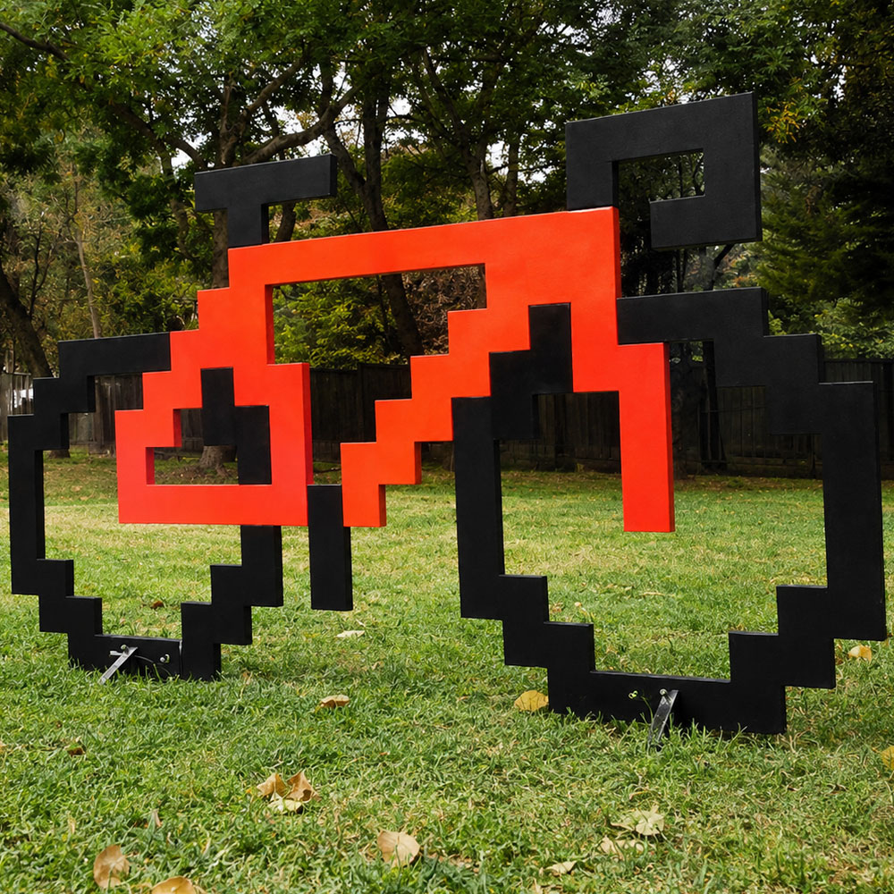 lollapalooza bicycle pixel intervention